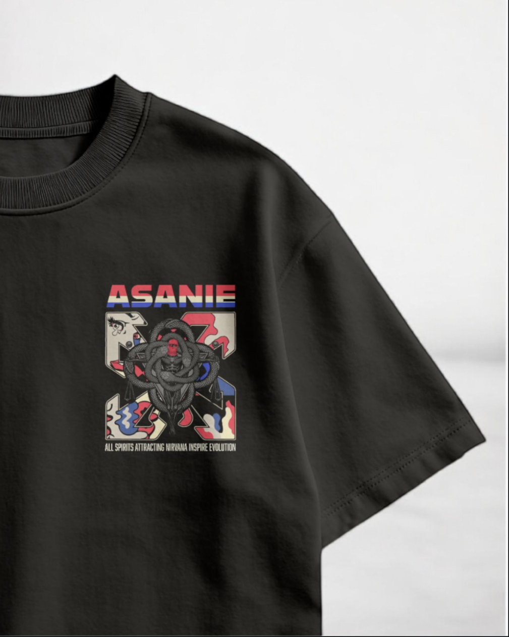 🤯 ASANIE Rare 4s Ski Art Tee (Premium HEAVYWEIGHT 7.50Z)
