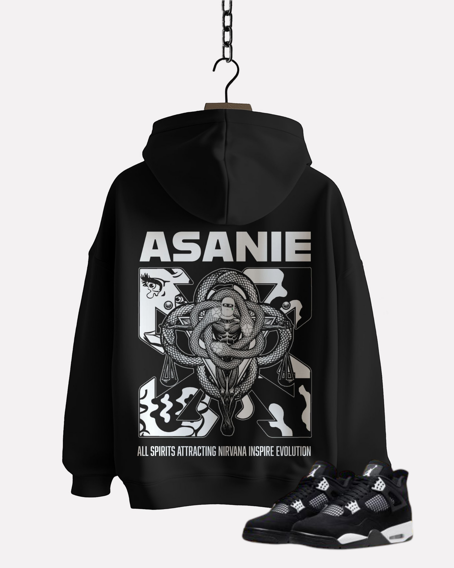 ⚫⚪ ASANIE Evolution Hoodie | YIN AND YANG