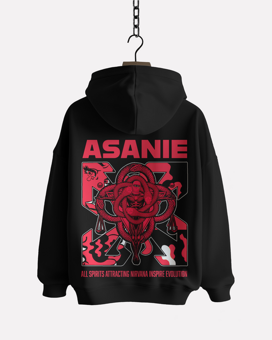 🔥 ASANIE Evolution Hoodie | RED THUNDER GAWD