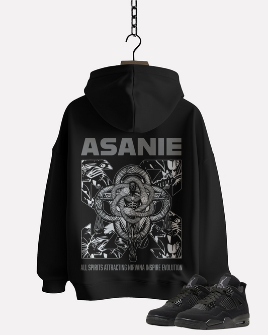 🐈‍⬛ASANIE Lucky Black Cat Hoodie | THE BLACK CAT REIGNS SUPREME