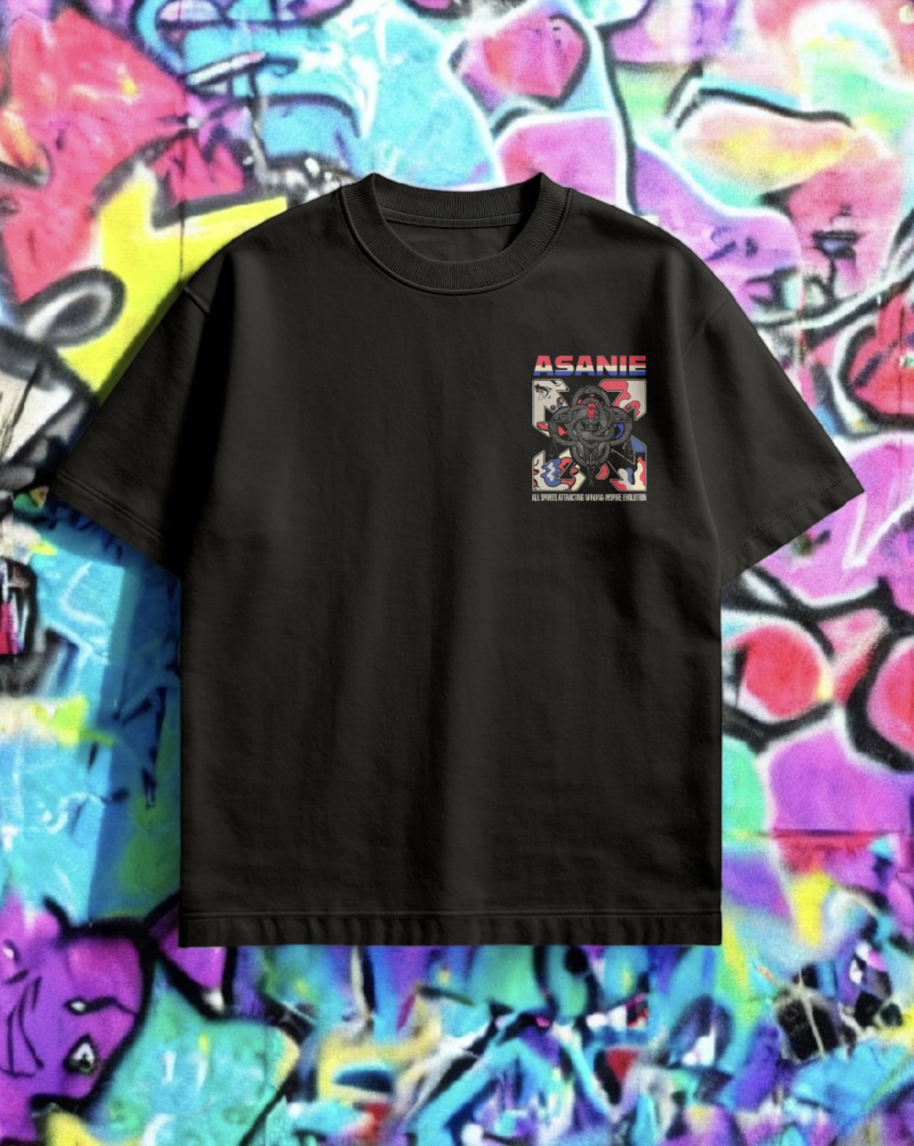 🤯 ASANIE Rare 4s Ski Art Tee (Premium HEAVYWEIGHT 7.50Z)